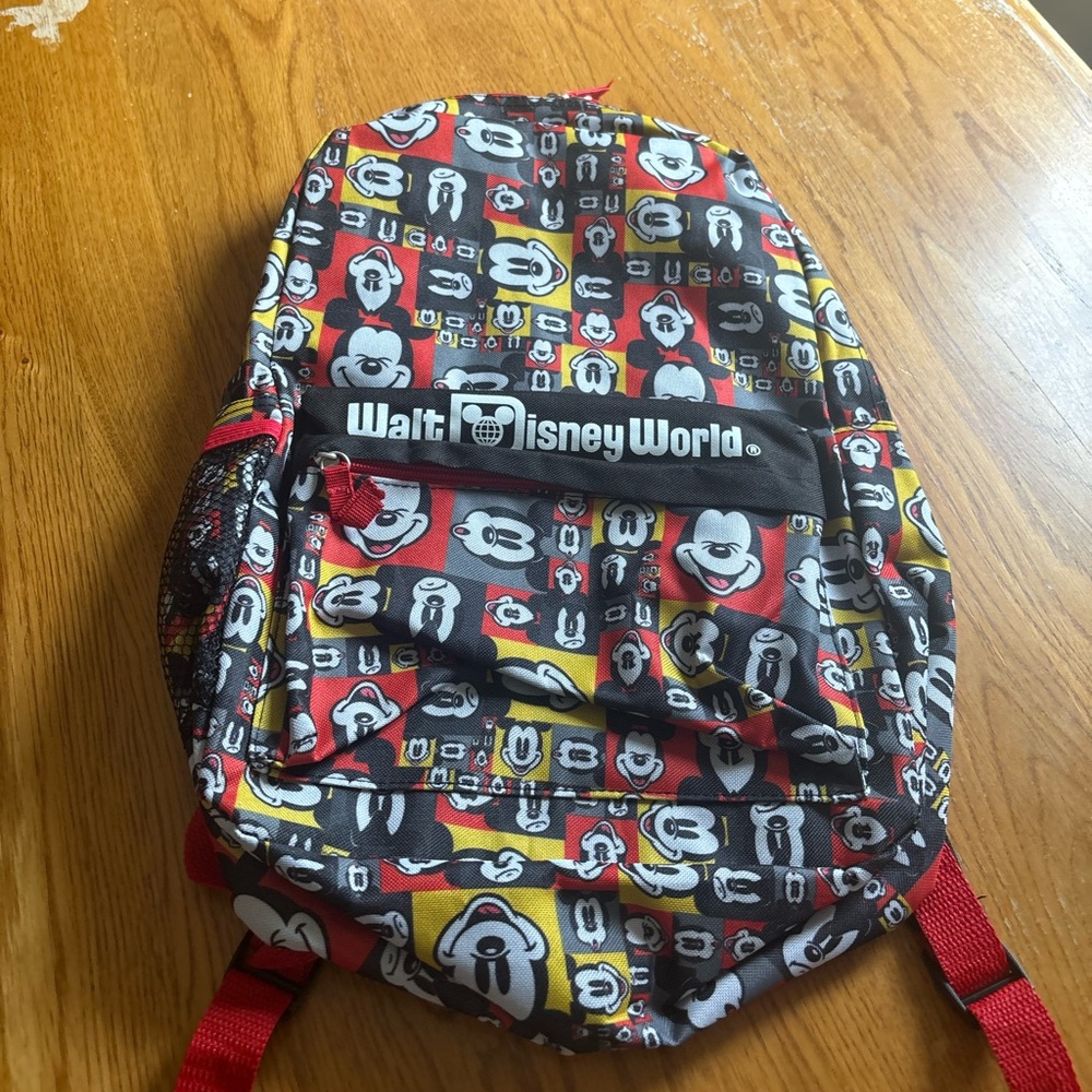 Disney Red and Black Backpack